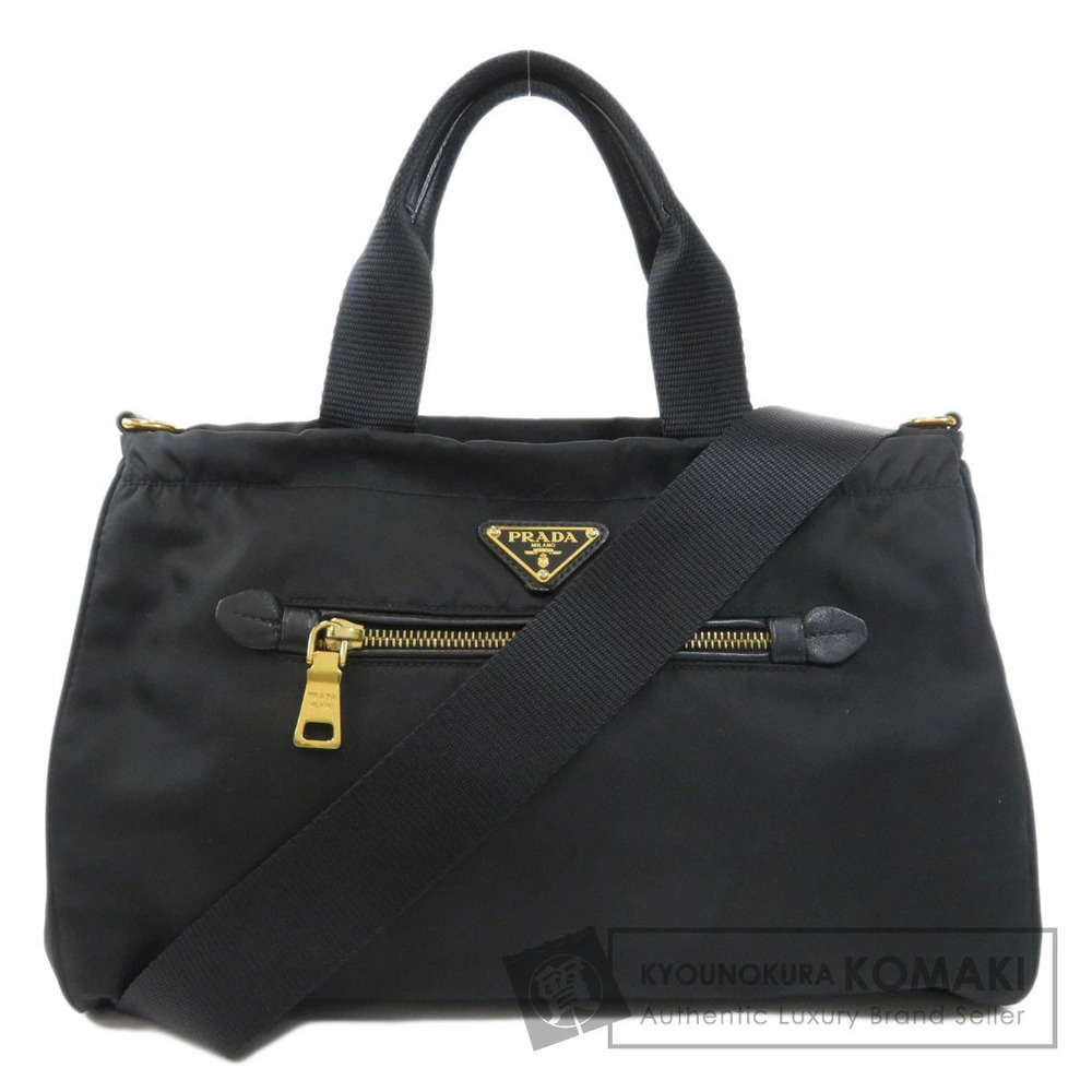 Prada Tessuto tote Shoulder Bag Black